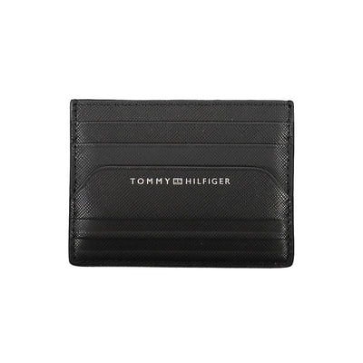 Tommy Hilfiger zwarte leren portemonnee