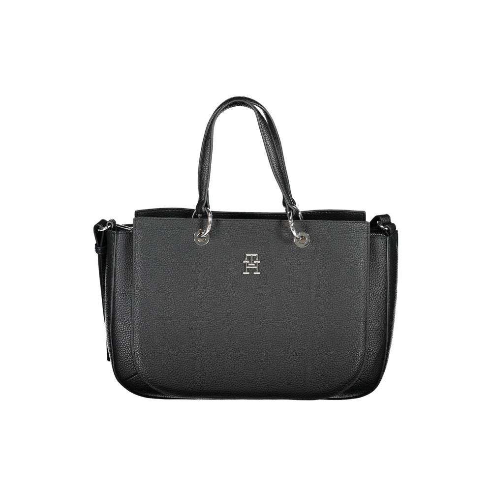 Sac à main Tommy Hilfiger en polyéthylène noir