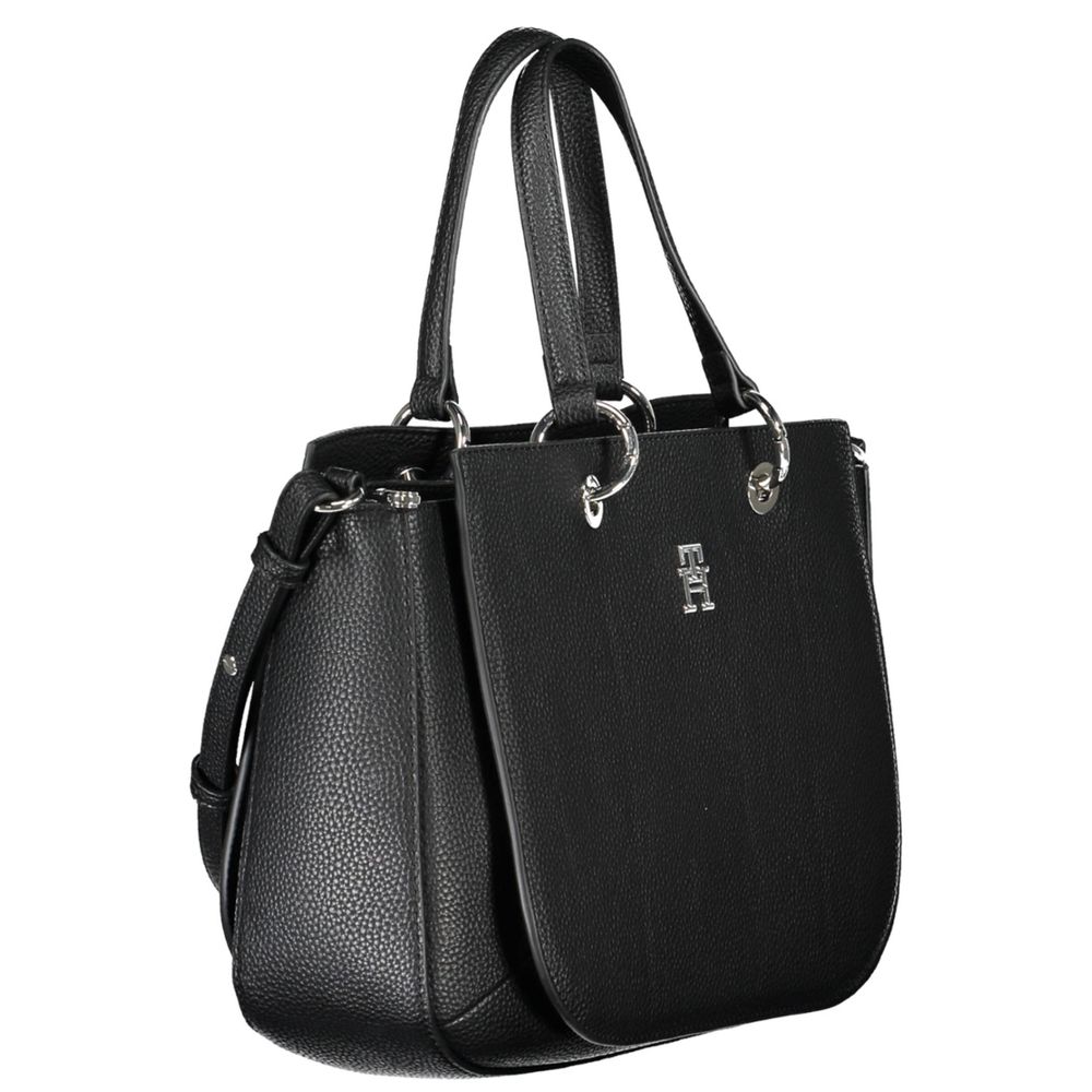 Sac à main Tommy Hilfiger en polyéthylène noir