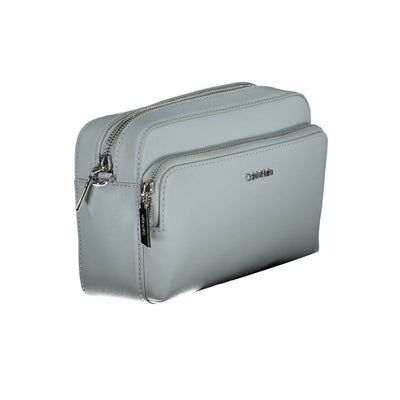 Sac à main en polyester bleu Calvin Klein