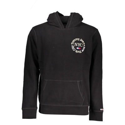Pull en coton noir Tommy Hilfiger