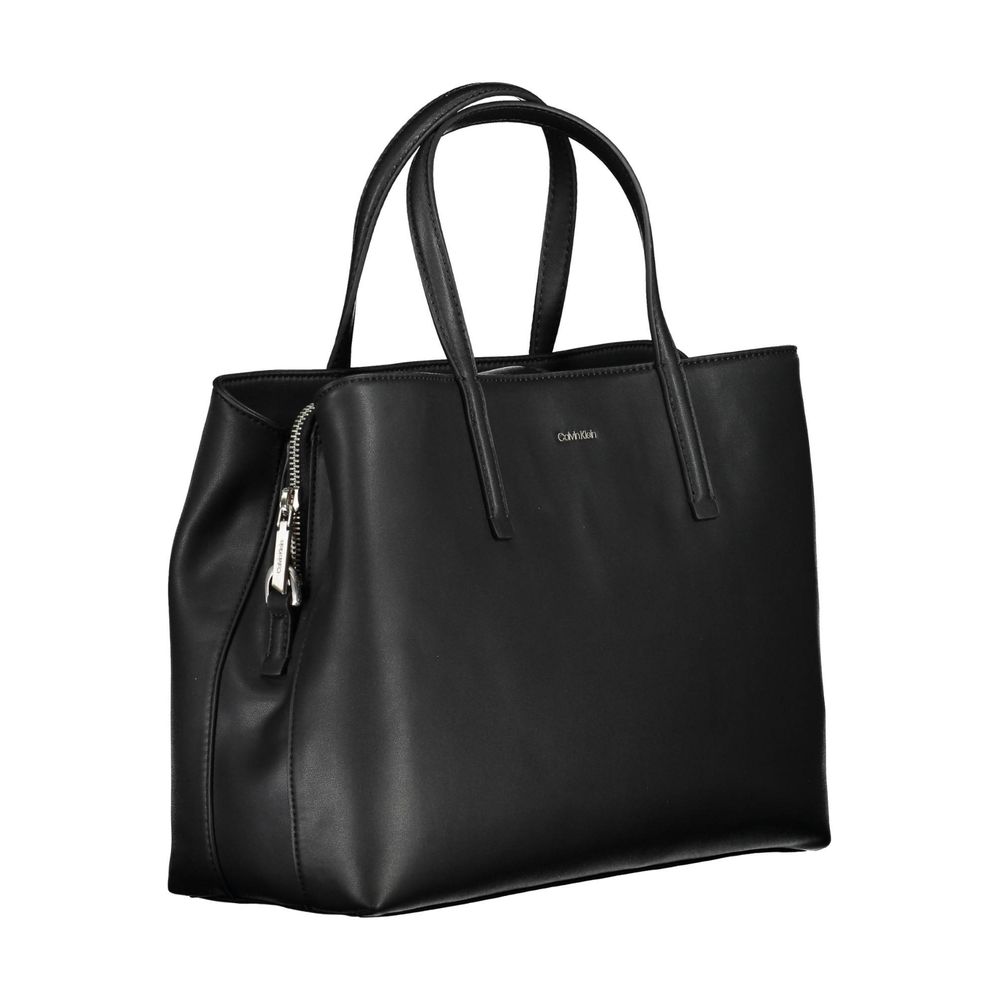 Sac à main en polyester noir Calvin Klein