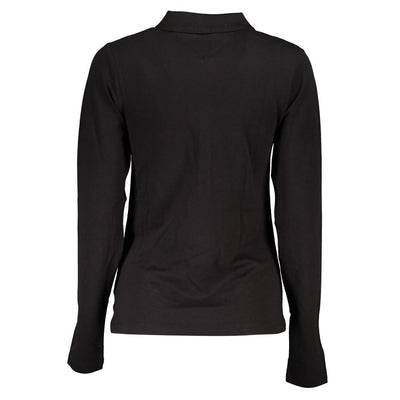 Polo en coton noir Tommy Hilfiger
