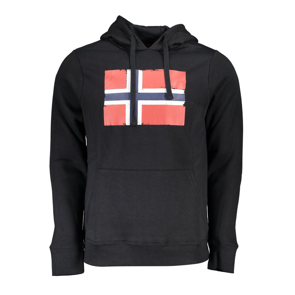 Pull en coton noir Norvège 1963