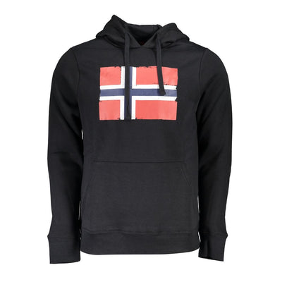 Pull en coton noir Norvège 1963