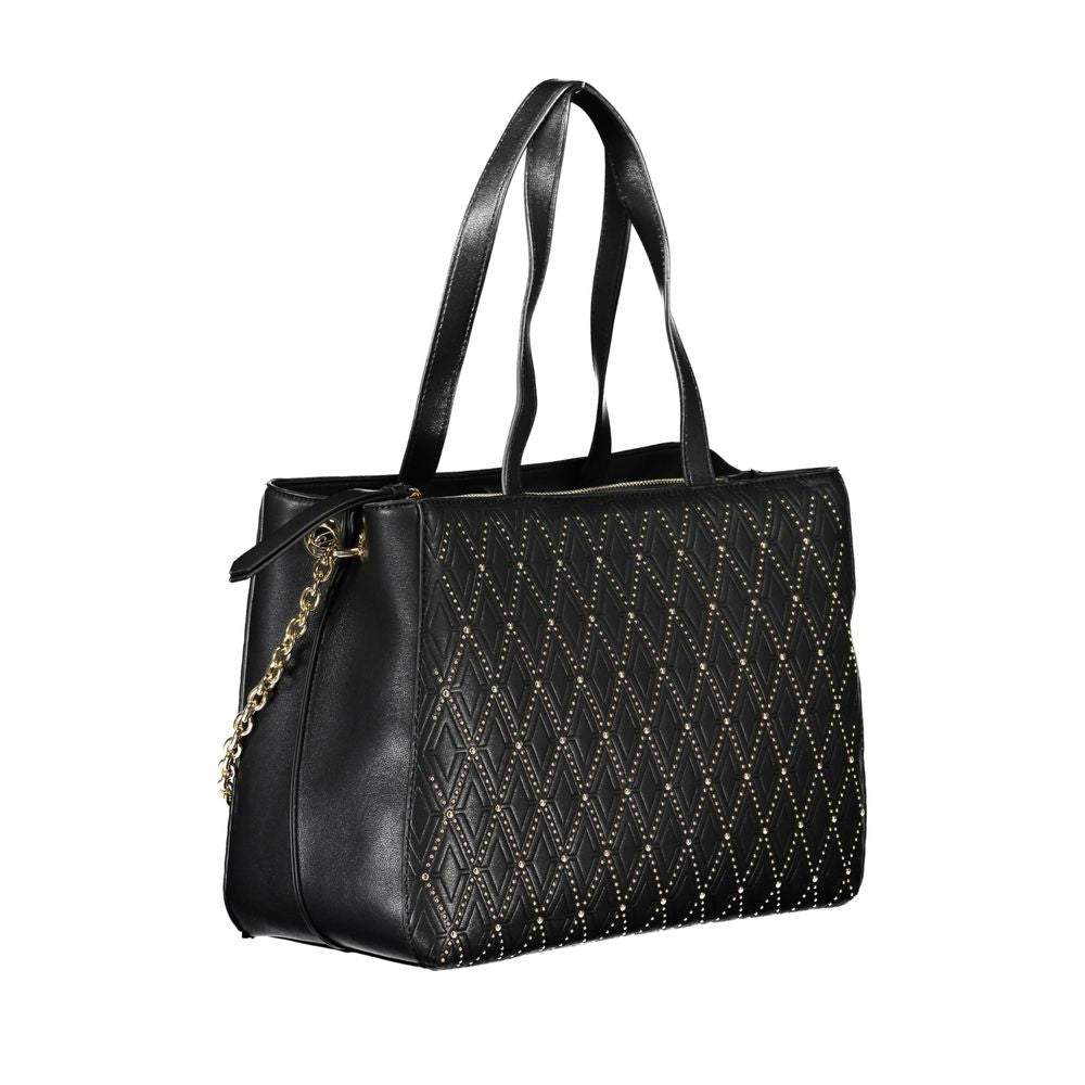 Sac à main en polyéthylène noir Mario Valentino