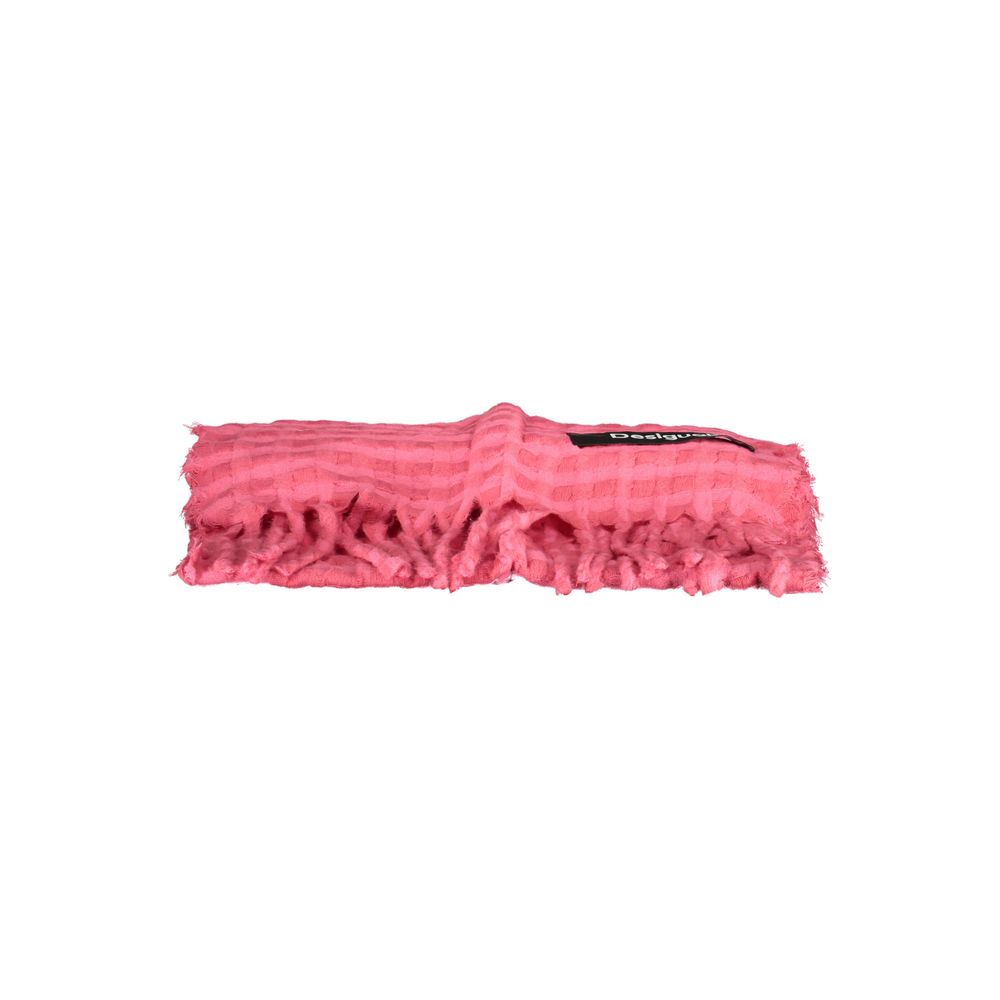 Écharpe Desigual en polyester rose