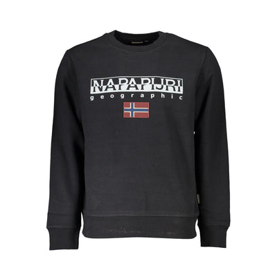 Pull en coton noir Napapijri