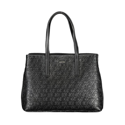 Sac à main en polyester noir Calvin Klein