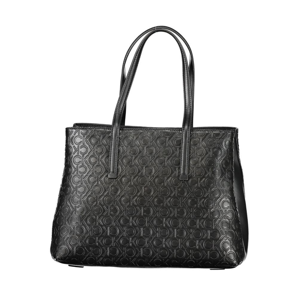 Sac à main en polyester noir Calvin Klein
