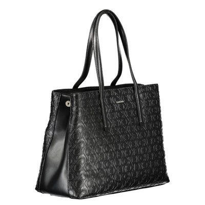 Sac à main en polyester noir Calvin Klein