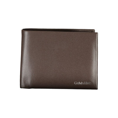 Calvin Klein Bruine Leren Portemonnee