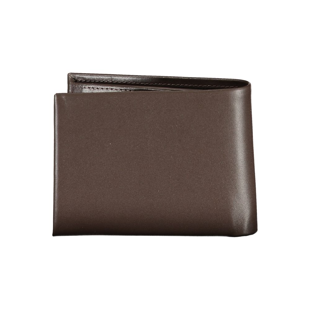 Calvin Klein Bruine Leren Portemonnee