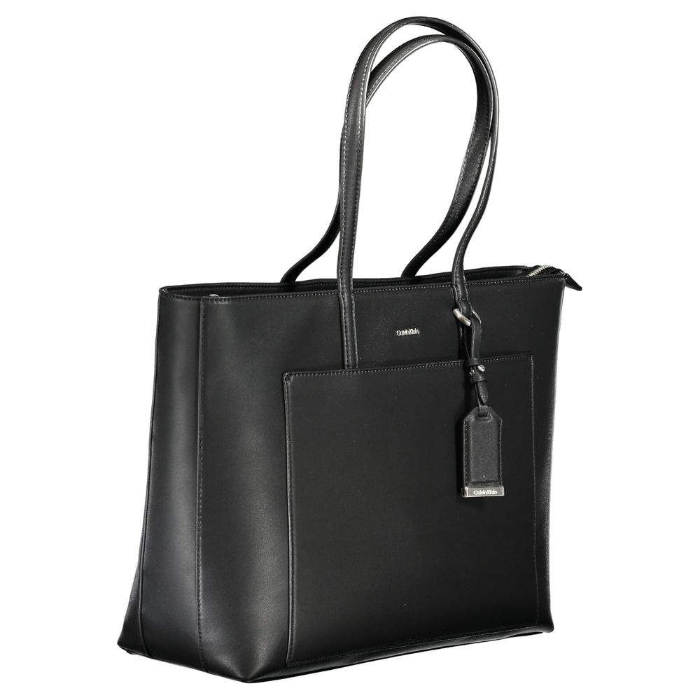 Sac à main en polyester noir Calvin Klein