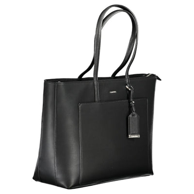 Sac à main en polyester noir Calvin Klein