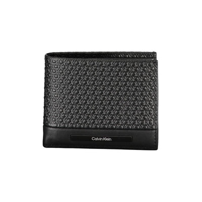 Calvin Klein Zwarte Leren Portemonnee