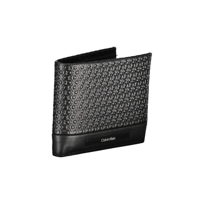 Calvin Klein Zwarte Leren Portemonnee