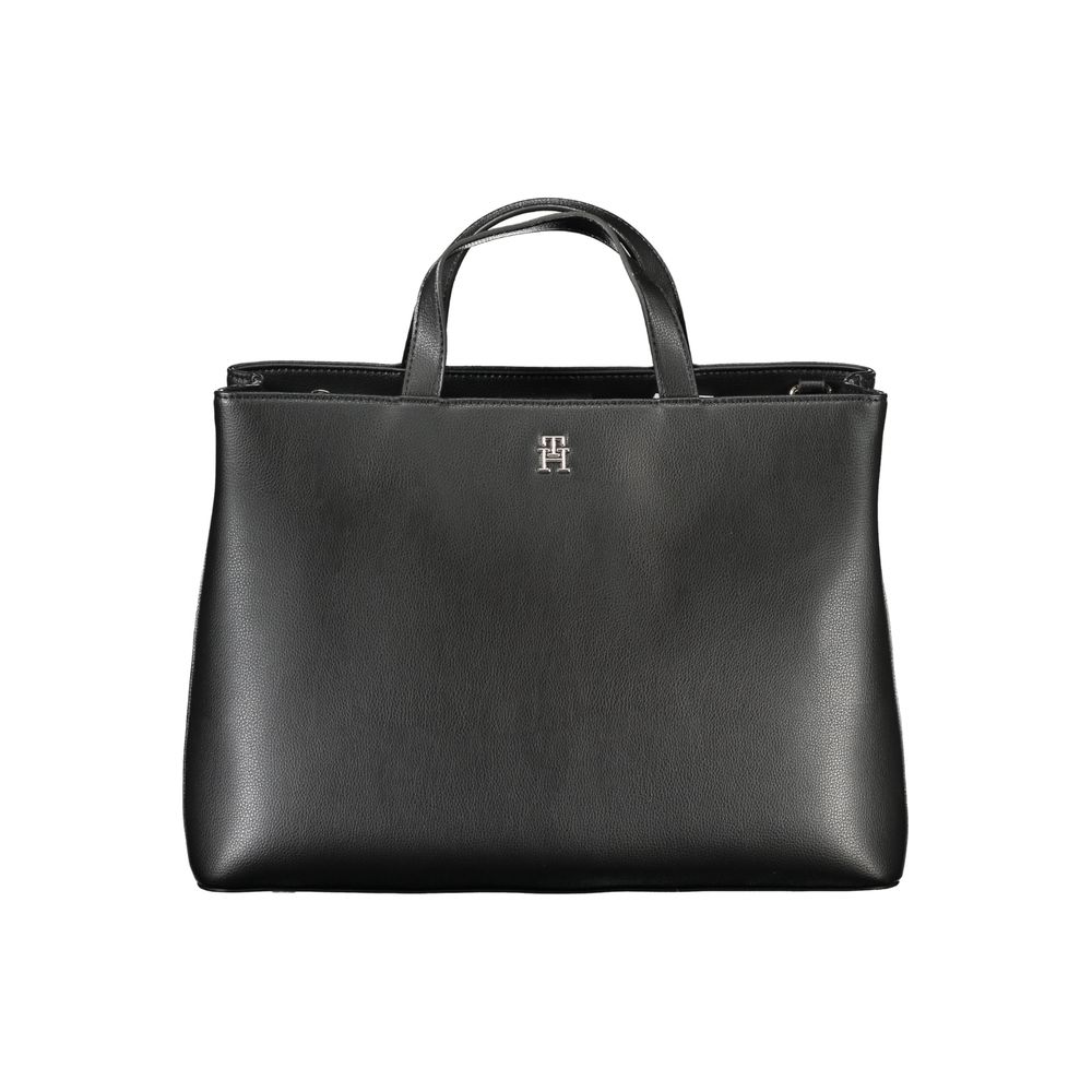 Sac à main Tommy Hilfiger en polyester noir