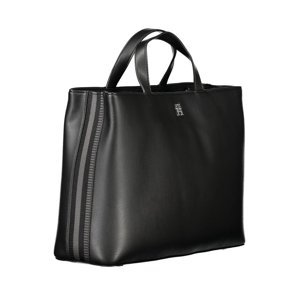 Sac à main Tommy Hilfiger en polyester noir