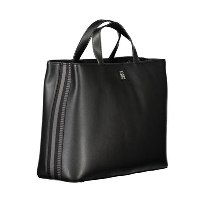 Sac à main Tommy Hilfiger en polyester noir