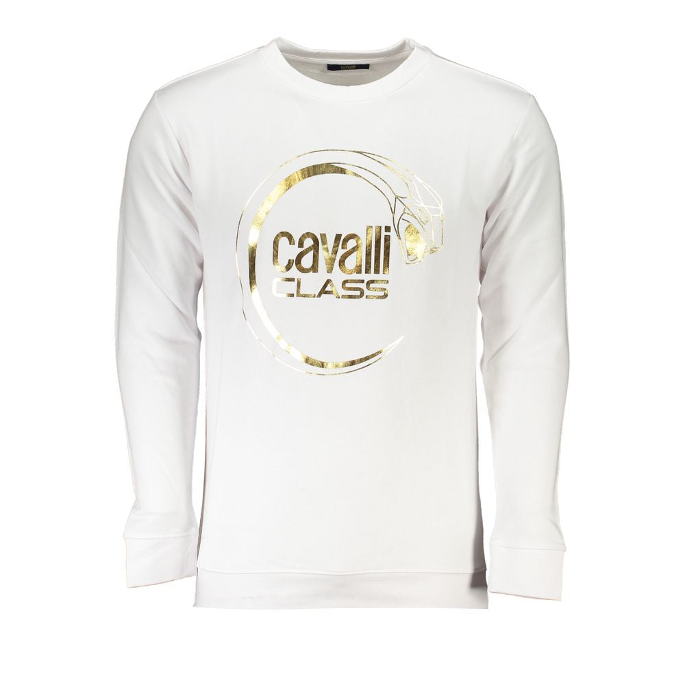 Pull en coton blanc Cavalli Class