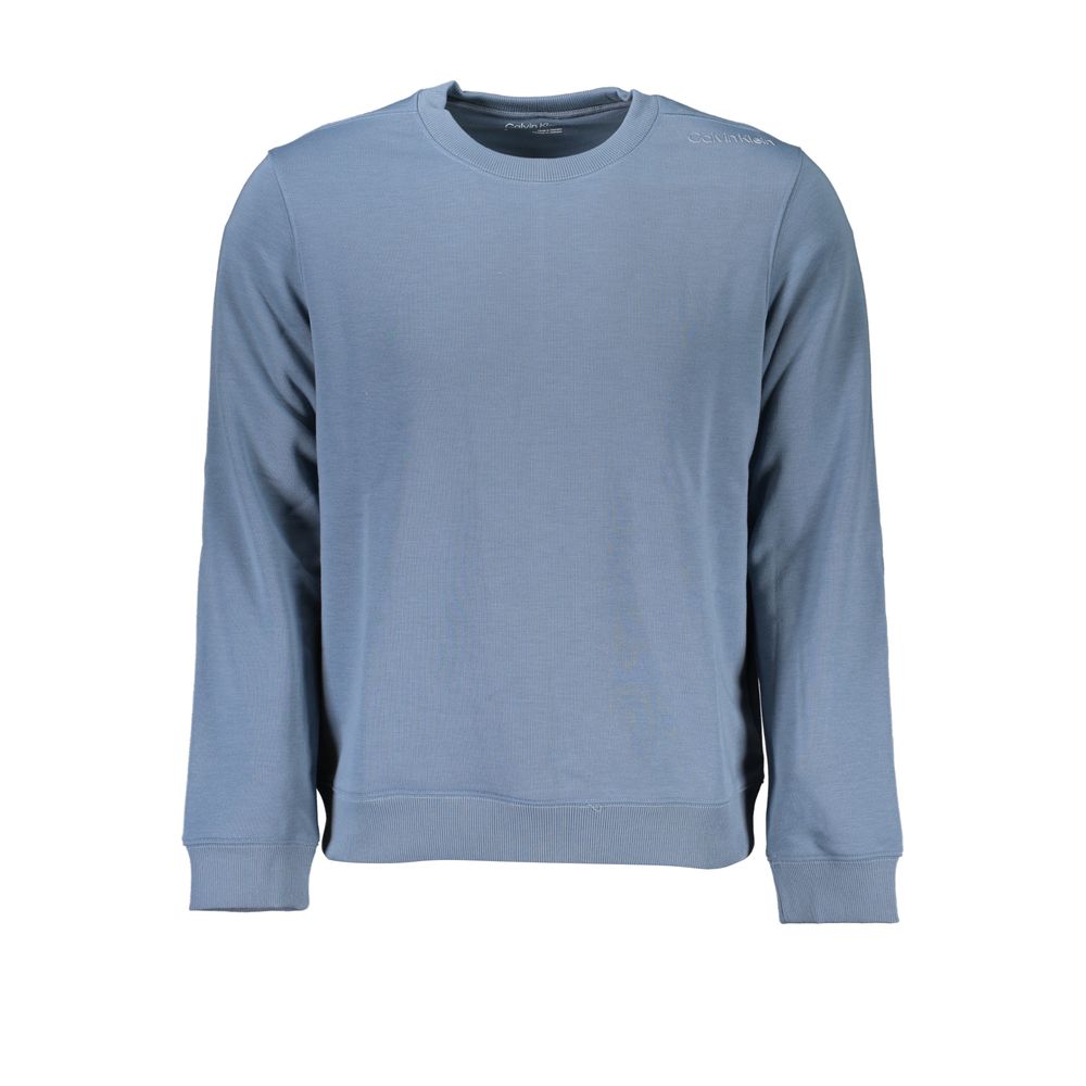 Pull en polyester bleu Calvin Klein