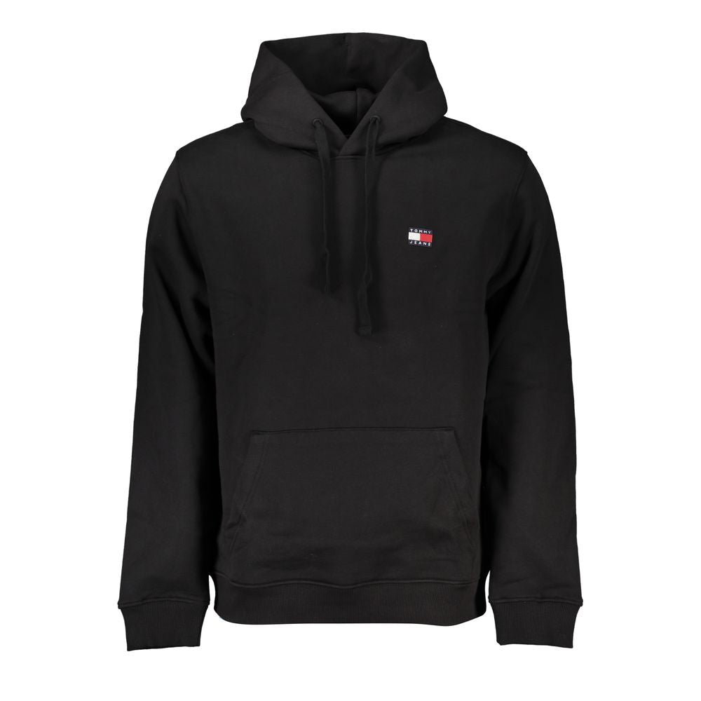 Pull en coton noir Tommy Hilfiger