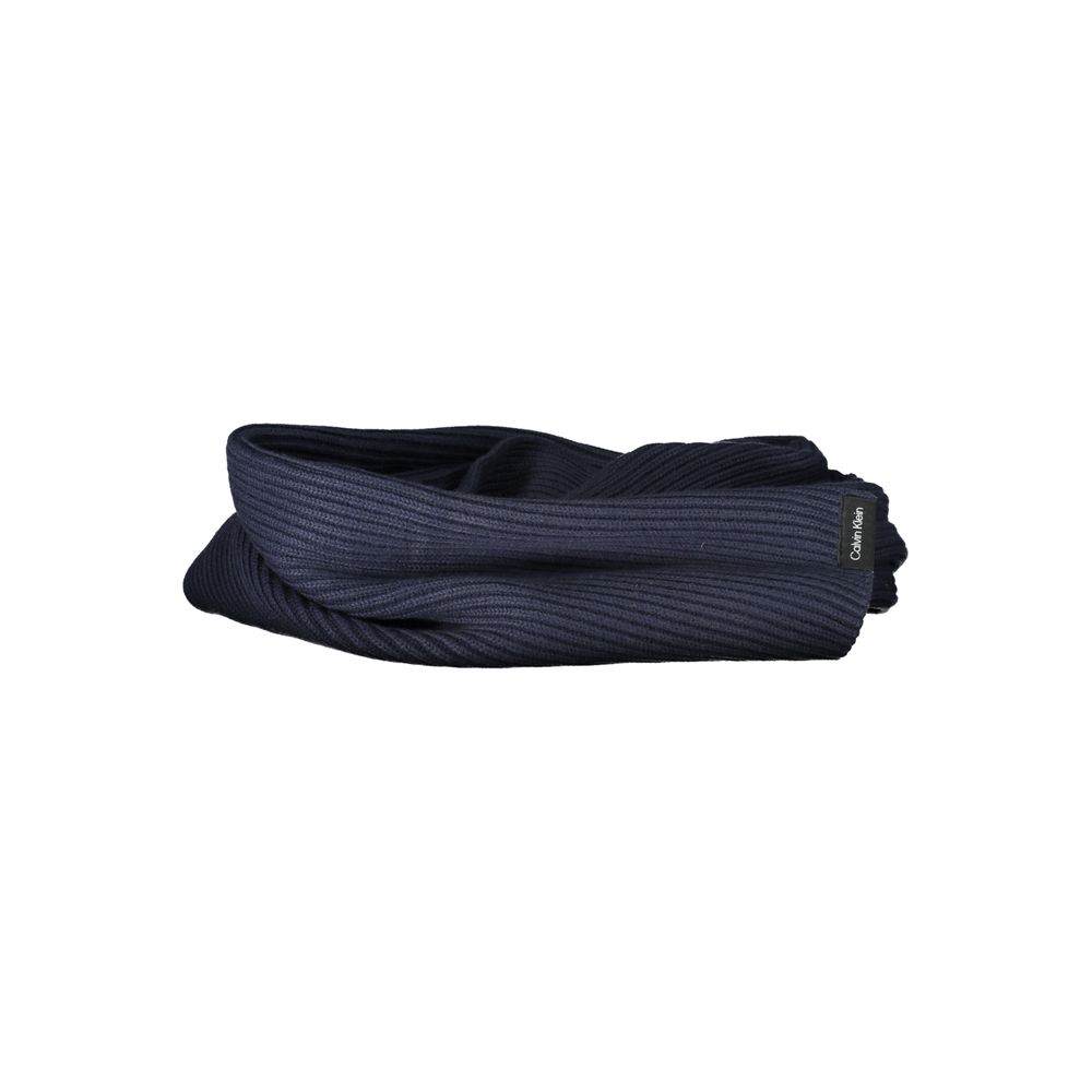 Calvin Klein Blauwe Katoenen Sjaal
