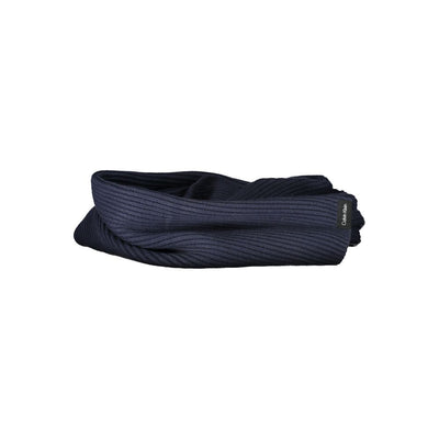 Calvin Klein Blauwe Katoenen Sjaal