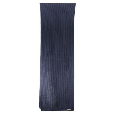 Calvin Klein Blauwe Katoenen Sjaal