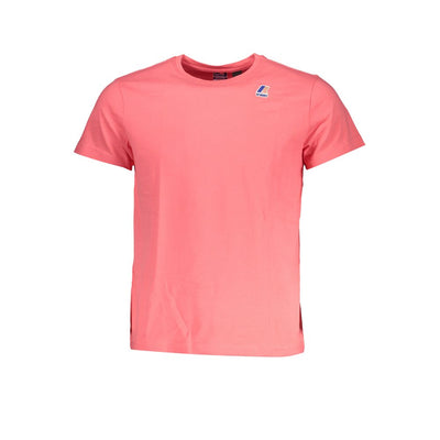 T-shirt en coton rose K-WAY