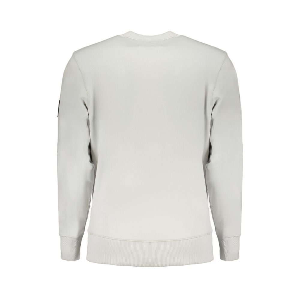 Pull en coton gris Calvin Klein