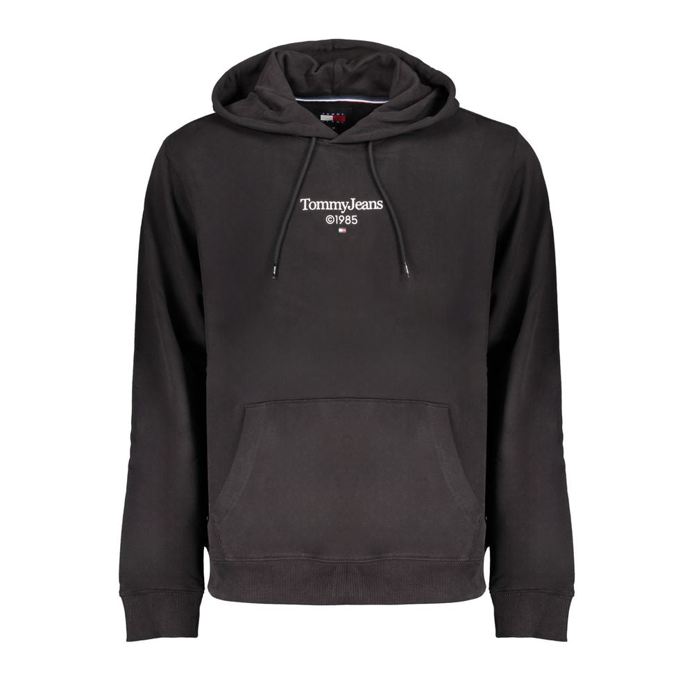 Pull en coton noir Tommy Hilfiger
