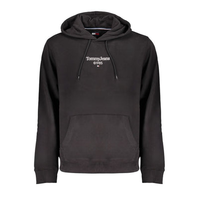 Pull en coton noir Tommy Hilfiger