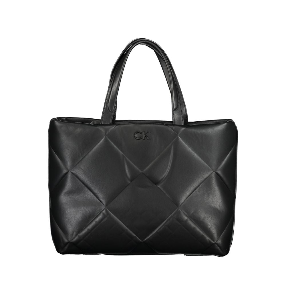 Sac à main en coton noir Calvin Klein