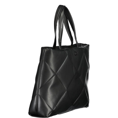 Sac à main en coton noir Calvin Klein