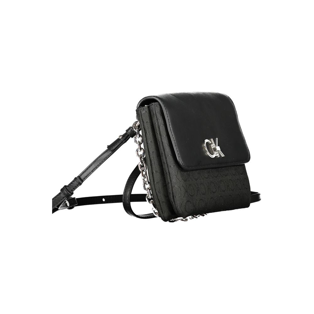 Sac à main en polyester noir Calvin Klein