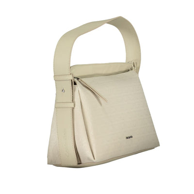 Sac à main en polyester beige Calvin Klein