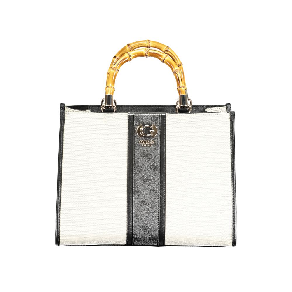 Sac à main Guess Jeans en coton noir