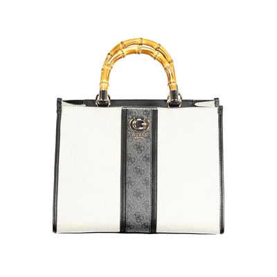 Sac à main Guess Jeans en coton noir