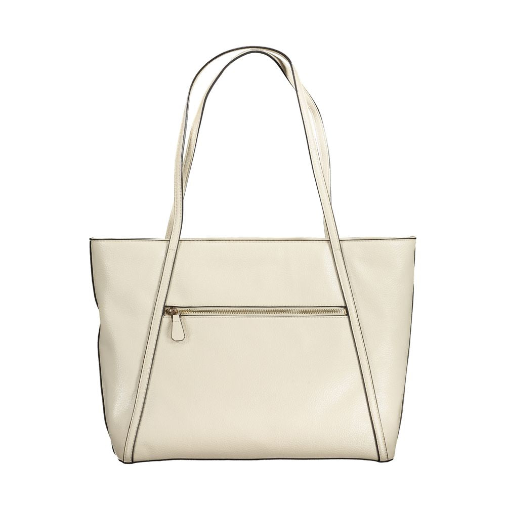 Sac à main Guess Jeans en polyéthylène beige