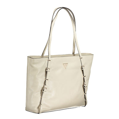 Sac à main Guess Jeans en polyéthylène beige