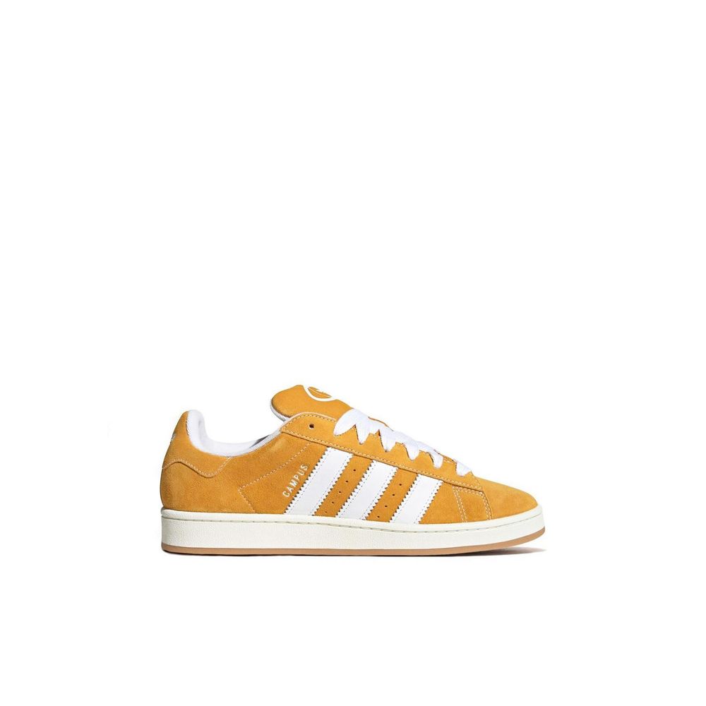 Baskets en cuir suédé orange Adidas