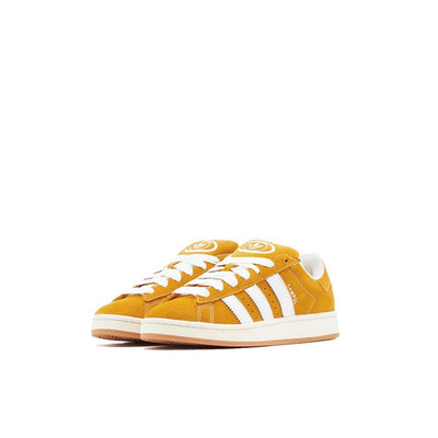 Baskets en cuir suédé orange Adidas