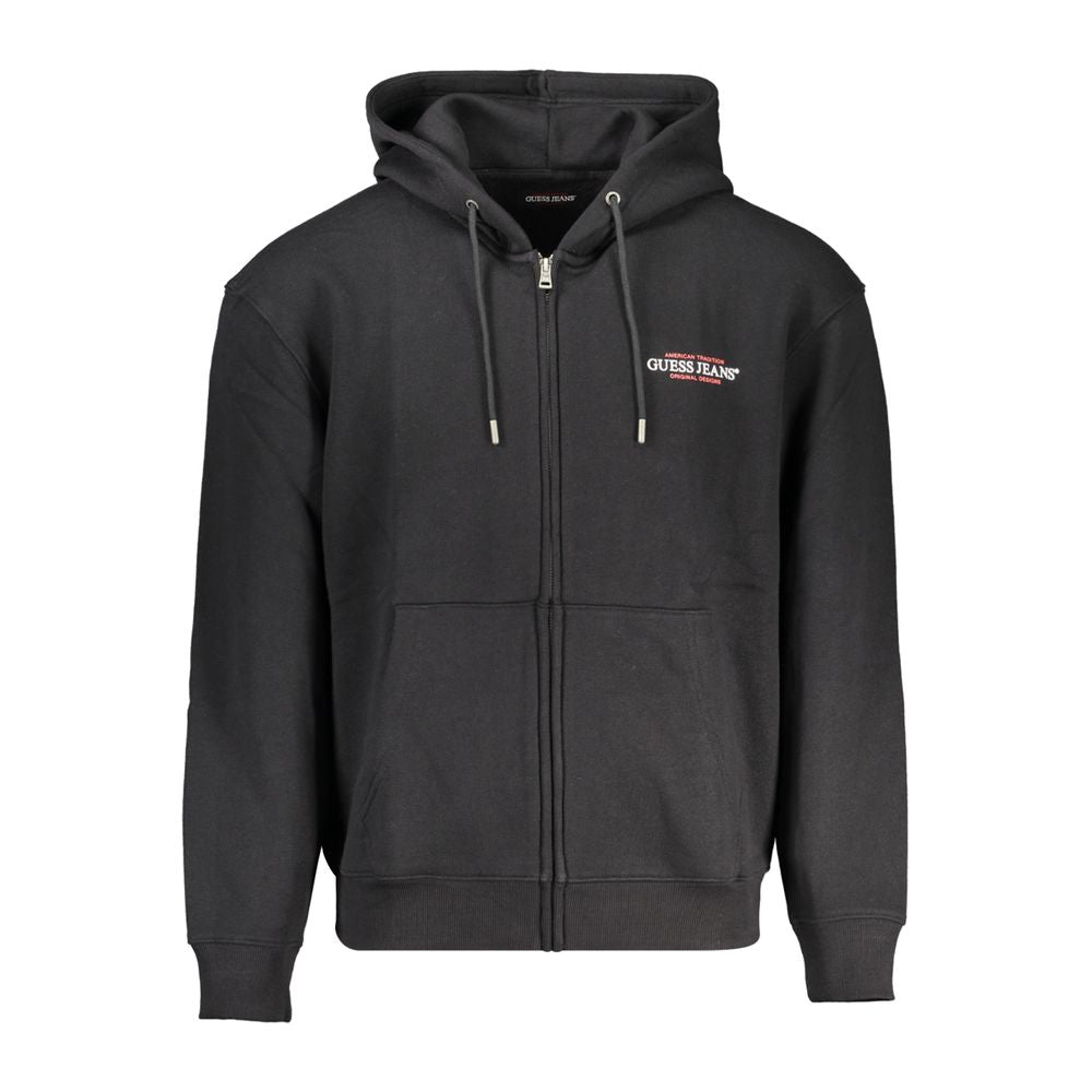 Pull en coton noir Guess Jeans