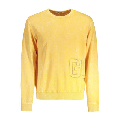 Pull en coton jaune Guess Jeans