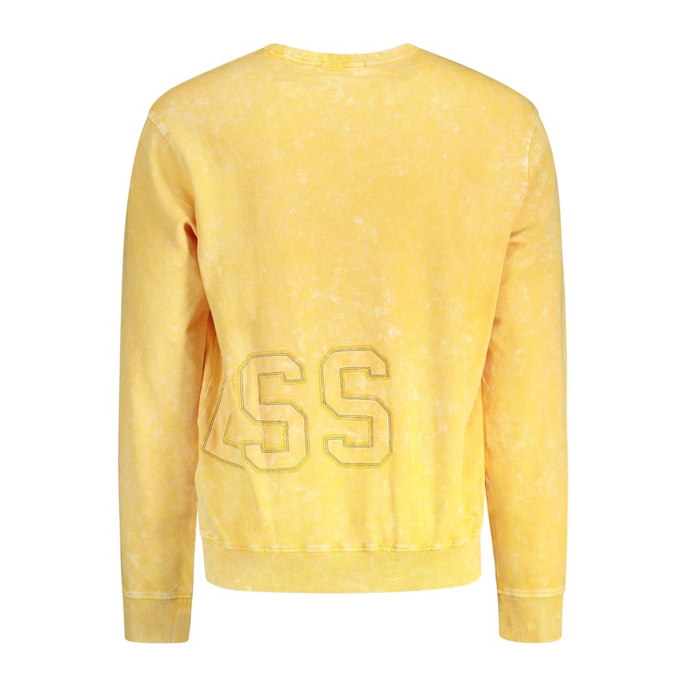 Pull en coton jaune Guess Jeans