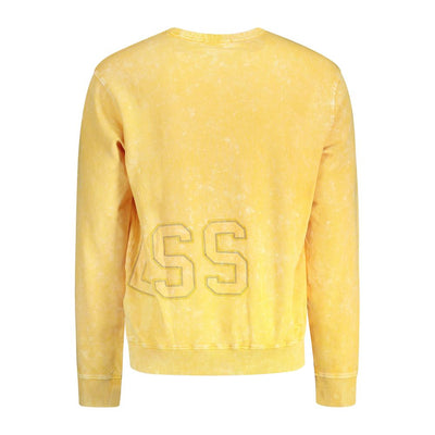 Pull en coton jaune Guess Jeans