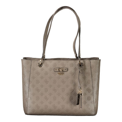 Sac à main Guess Jeans en polyéthylène marron