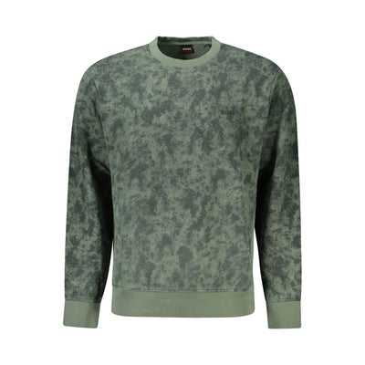 Pull en coton vert Hugo Boss